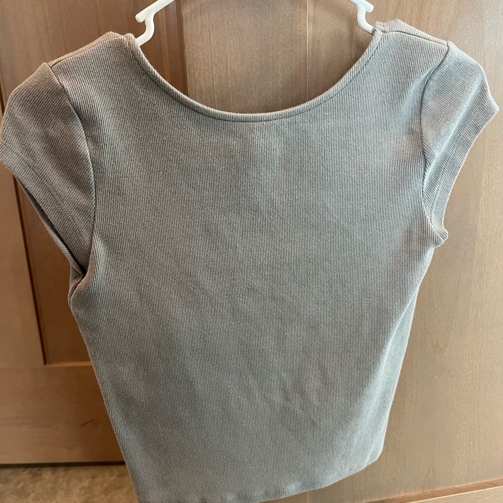 American Eagle Outfitters Gray Tank Top